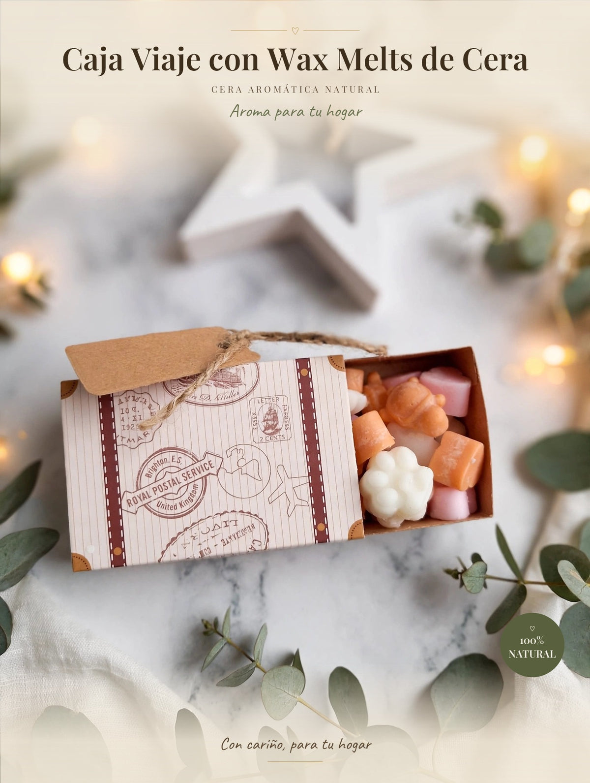 Caja Viaje con Wax Melts de Cera