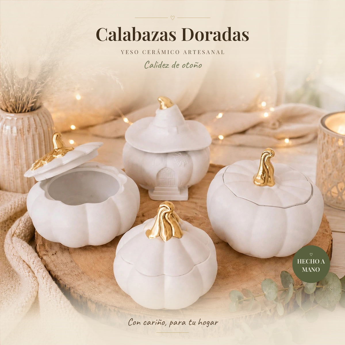 Calabaza Dorada Decorativa