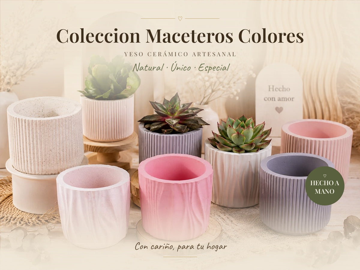 Coleccion Maceteros Colores ( Por Unidad )