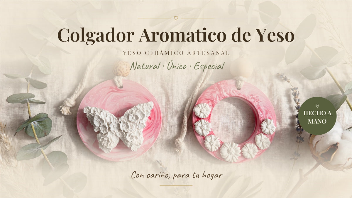 Colgador Aromatico de Yeso ( Por Unidad )