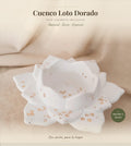 Cuenco Loto Dorado