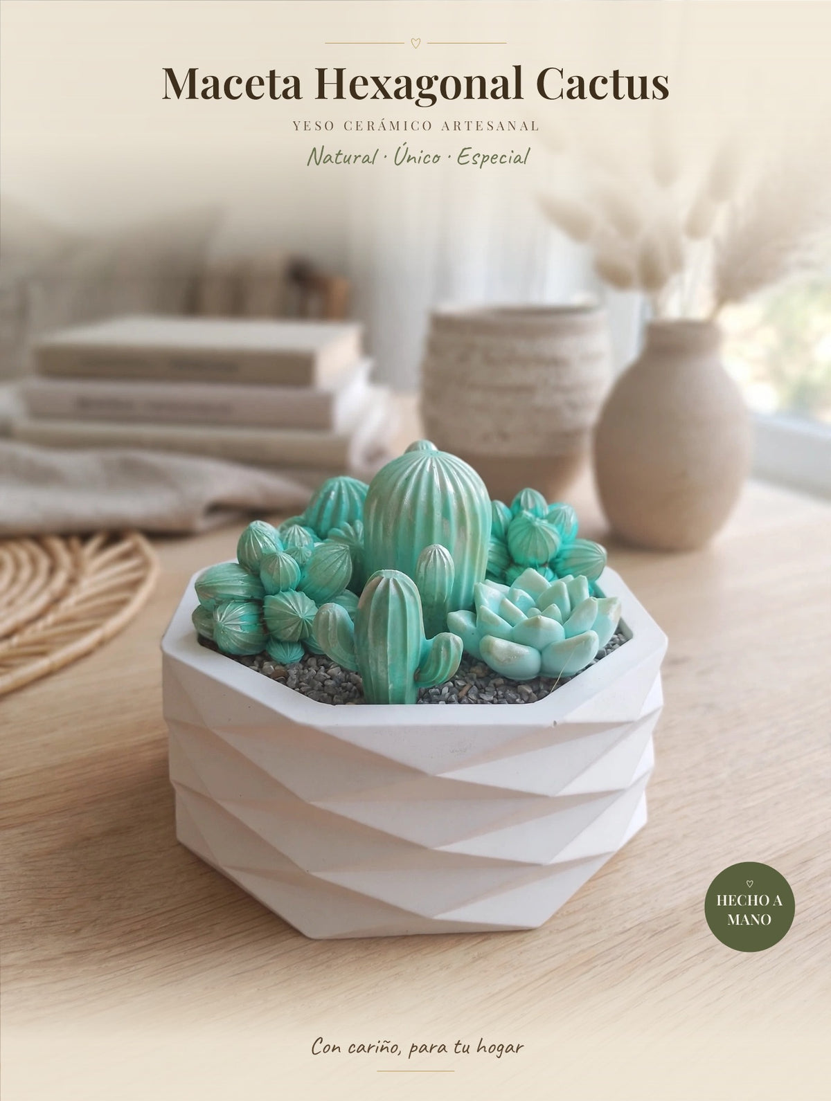 Maceta Hexagonal Cactus