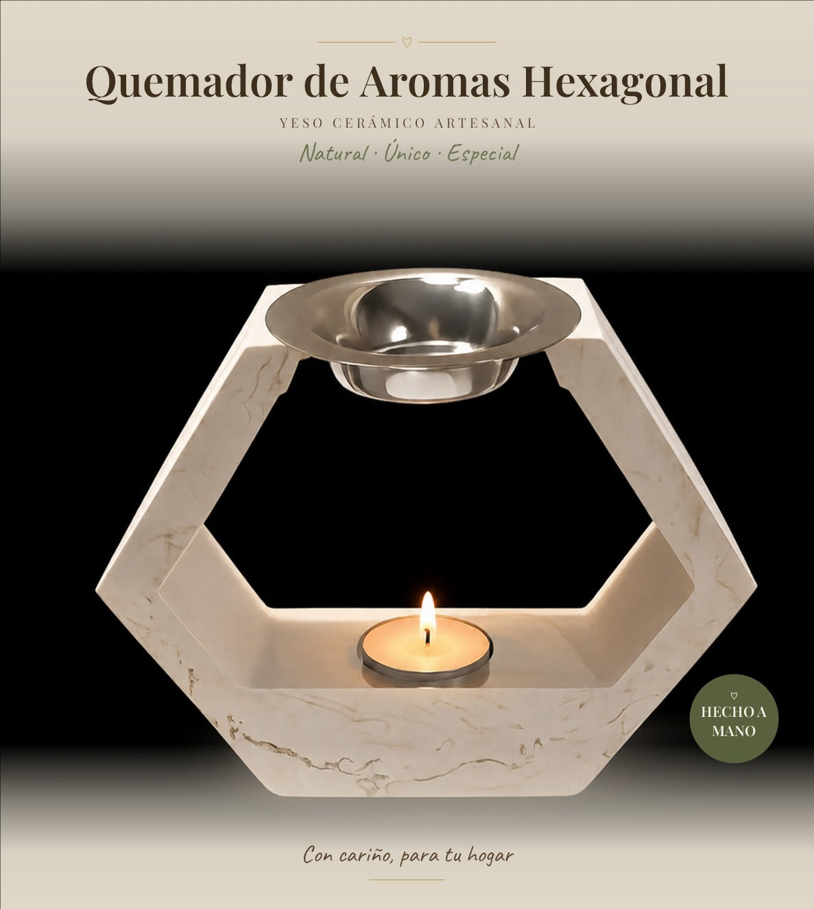Quemador de Aromas Hexagonal