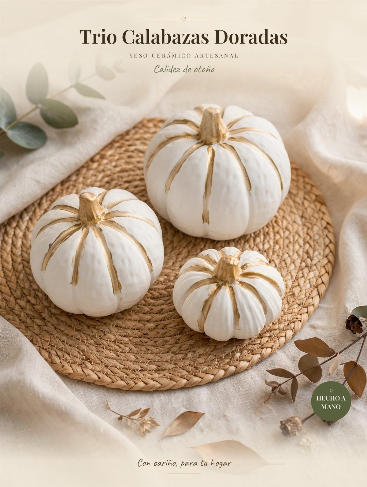 Trio Calabazas Doradas
