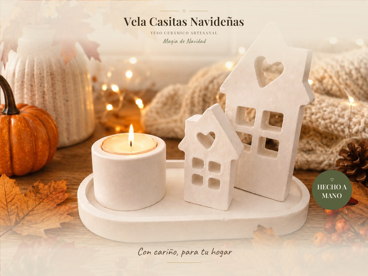 Vela Casitas Navideñas